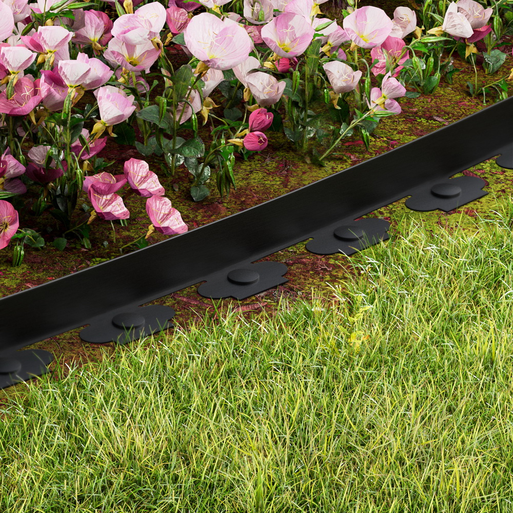 Green Fingers Garden Edging 5CM x 10M Border Support Landscape Edge Black X2 - Image 5