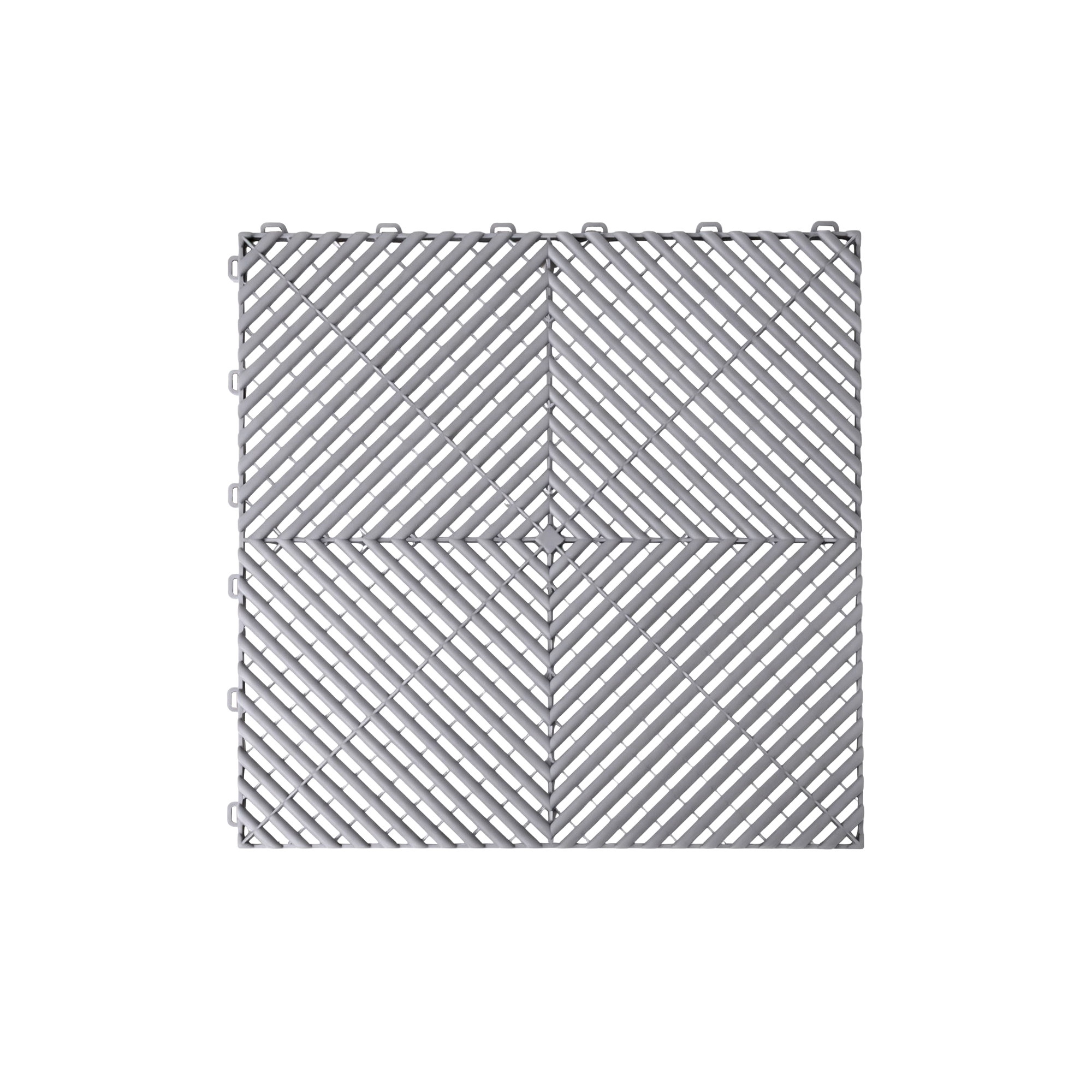 Giantz 20PCS Garage Floor Tiles Interlocking Drainage Non-Slip Tiles Heavy Duty for Workshop Grey - Image 3