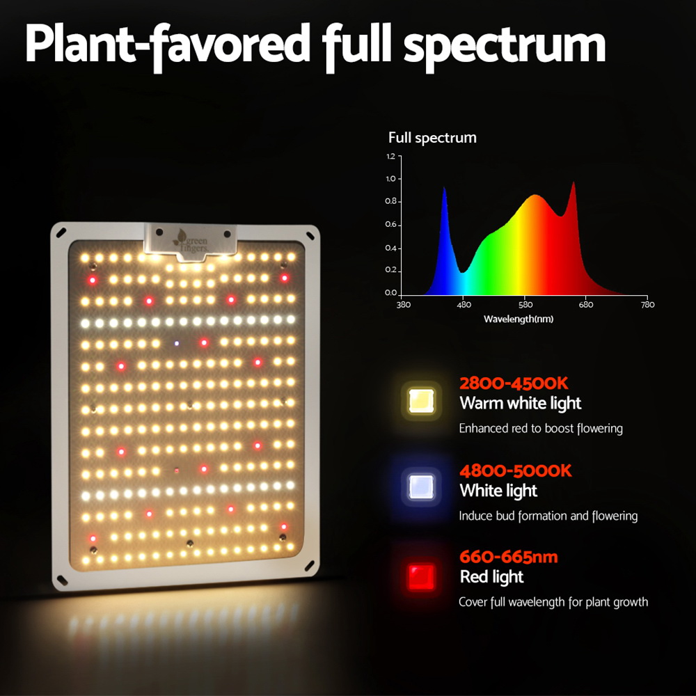 Green Fingers Max 1000W Grow Light LED Full Spectrum Indoor Plant All Stage Growth - Image 3