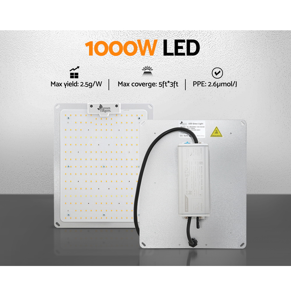 Green Fingers Max 1000W Grow Light LED Full Spectrum Indoor Plant All Stage Growth - Image 6