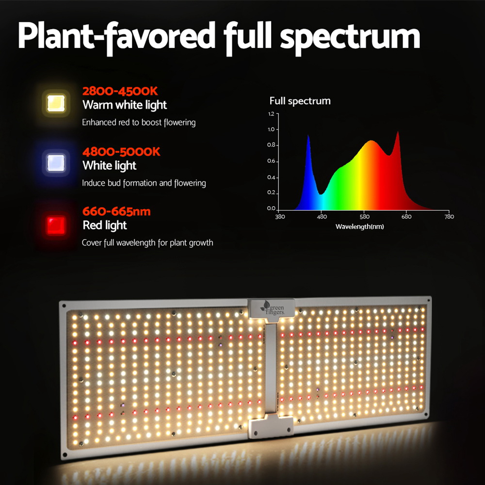 Green Fingers Max 3000W Grow Light LED Full Spectrum Indoor Plant All Stage Growth - Image 3