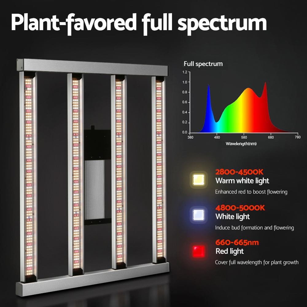 Green Fingers Max 3200W Grow Light LED Full Spectrum Indoor Plant All Stage Growth - Image 5
