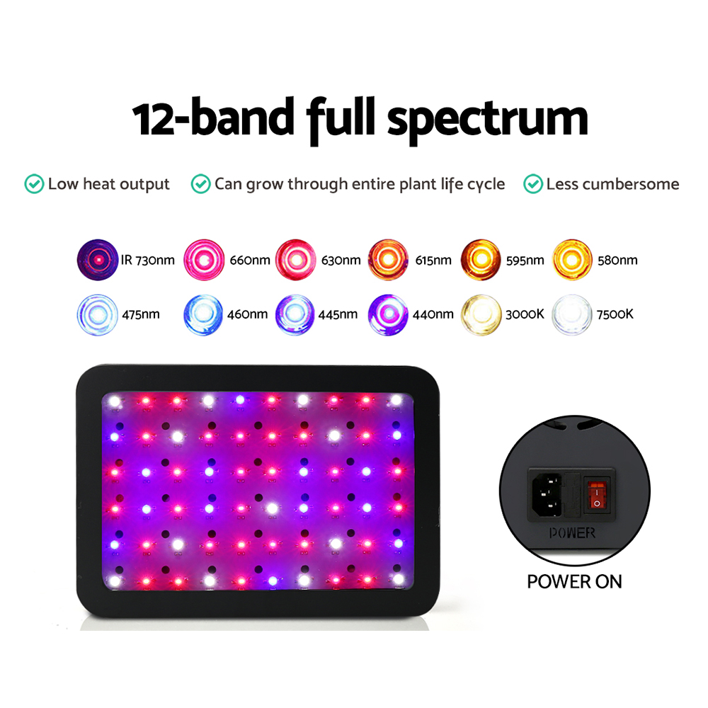 Green Fingers 600W Grow Light LED Full Spectrum Indoor Plant All Stage Growth - Image 5