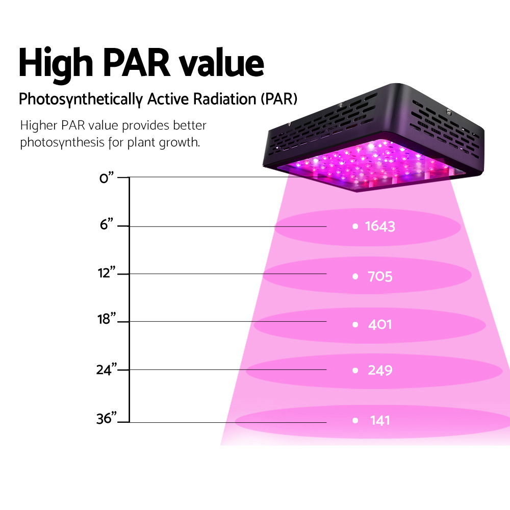 Green Fingers 600W Grow Light LED Full Spectrum Indoor Plant All Stage Growth - Image 6