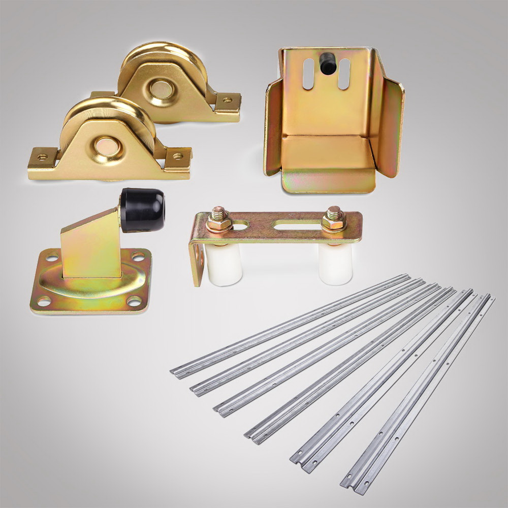 Roller Guide Gate Opener Track Stopper Sliding Hardware Accessories - Image 1