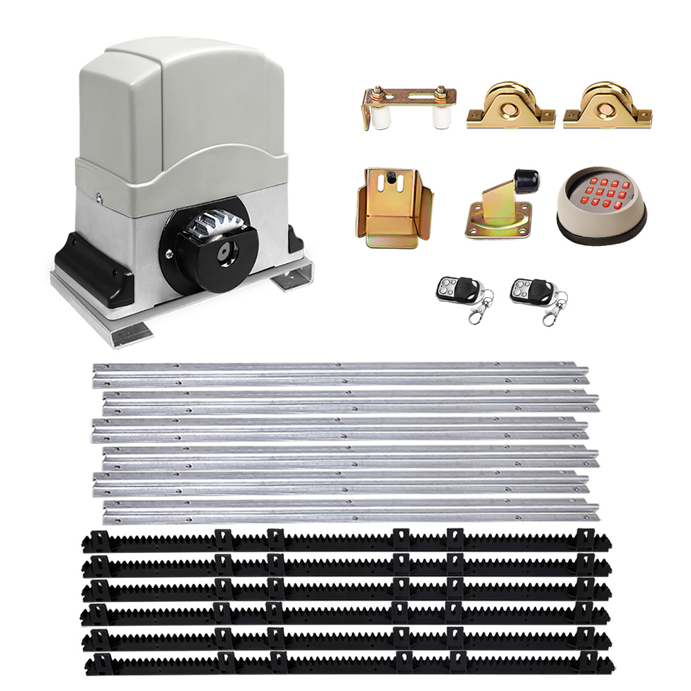 LockMaster Electric Sliding Gate Opener 1200KG Auto Keypad Hardware Remote 6M - Image 8