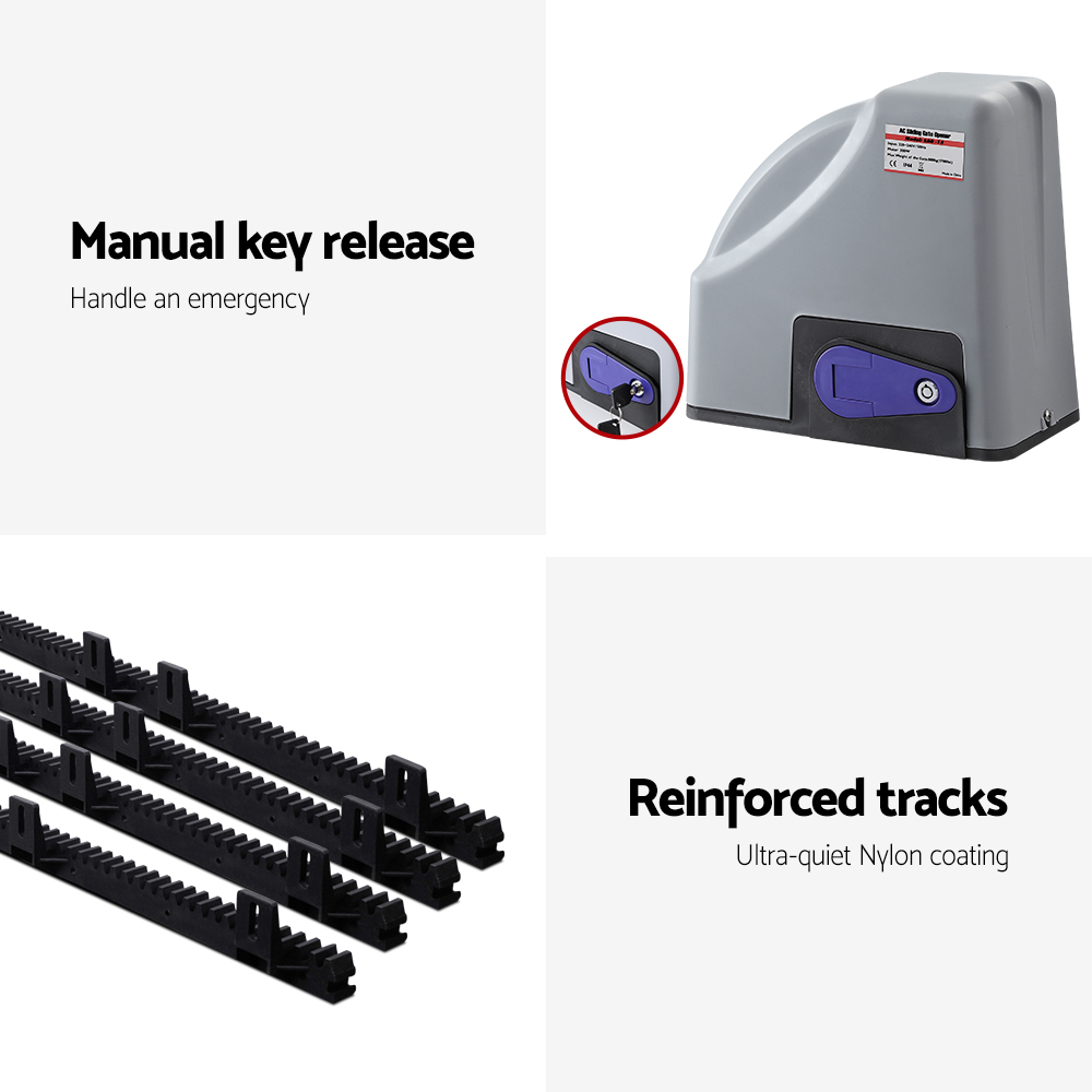 LockMaster Automatic Sliding Gate Opener Kit 4M 800KG - Image 6