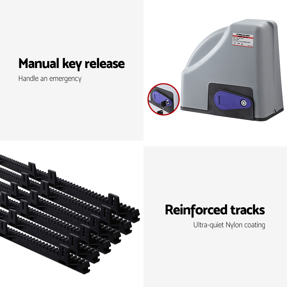LockMaster Electric Sliding Gate Opener 800KG 6M Hardware Kit - Image 6
