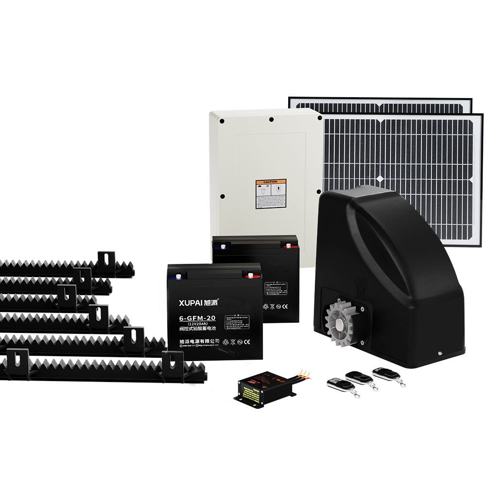 LockMaster Automatic Sliding Gate Opener Kit 40W Solar 6M 600KG - Image 1
