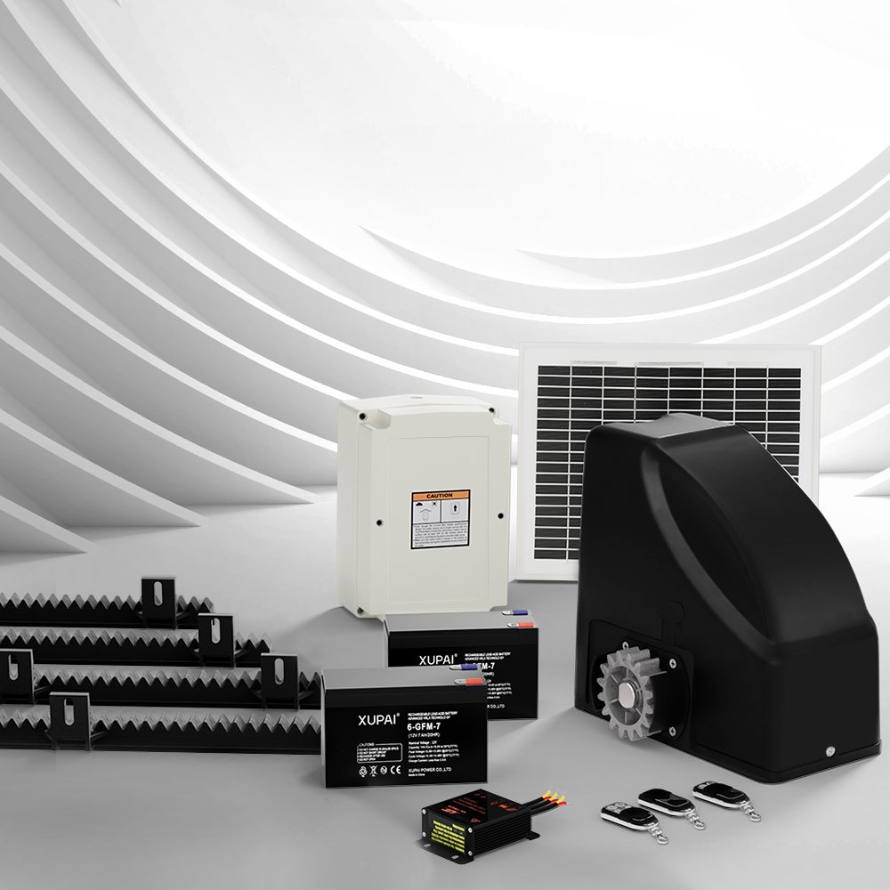LockMaster Automatic Sliding Gate Opener Kit 10W Solar 4M 600KG - Image 1