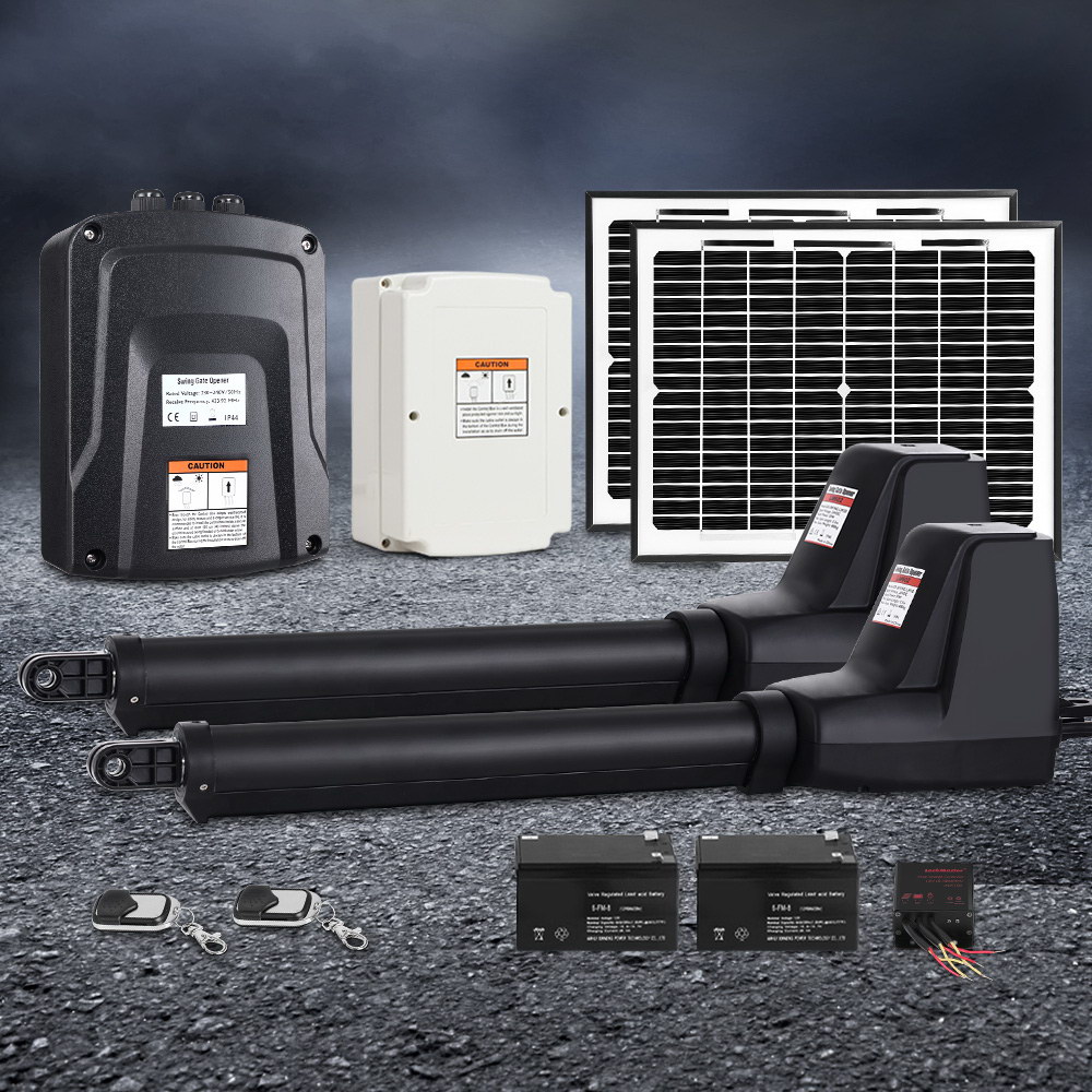 Lockmaster Dual Swing Gate Opener 800KG 20W Solar Panel - Image 7