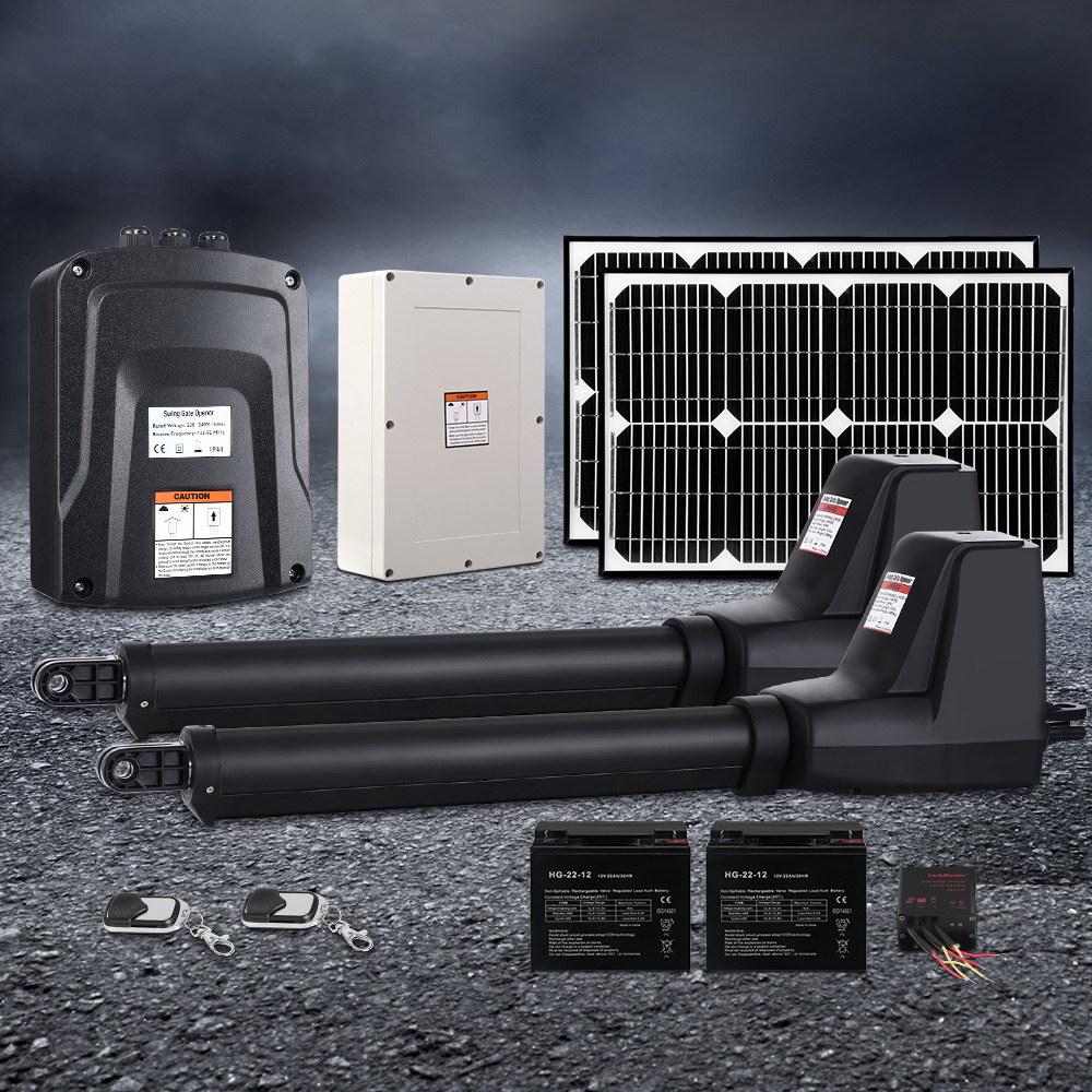 LockMaster Dual Swing Gate Opener 800KG 40W Solar Panel - Image 7
