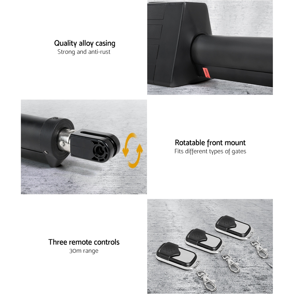 LockMaster Single Swing Gate Opener 20W Full Solar Power Automatic - Image 4
