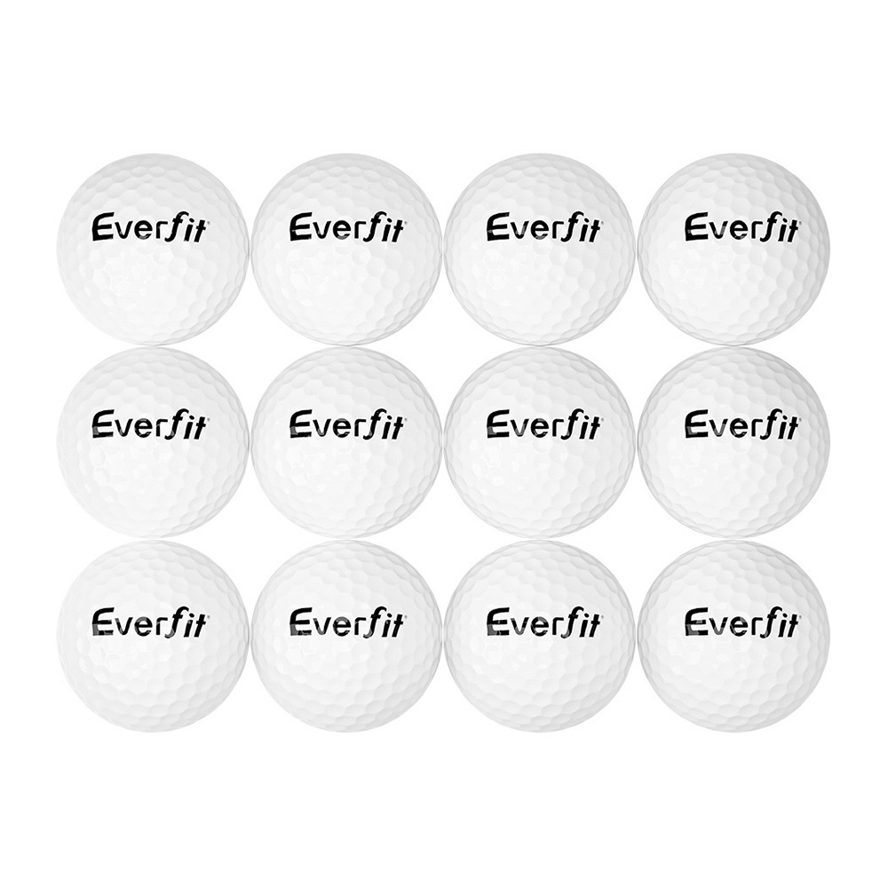Everfit 12Pcs Golf Ball Set Reusable Distance Golf Balls Practice Training - Image 3