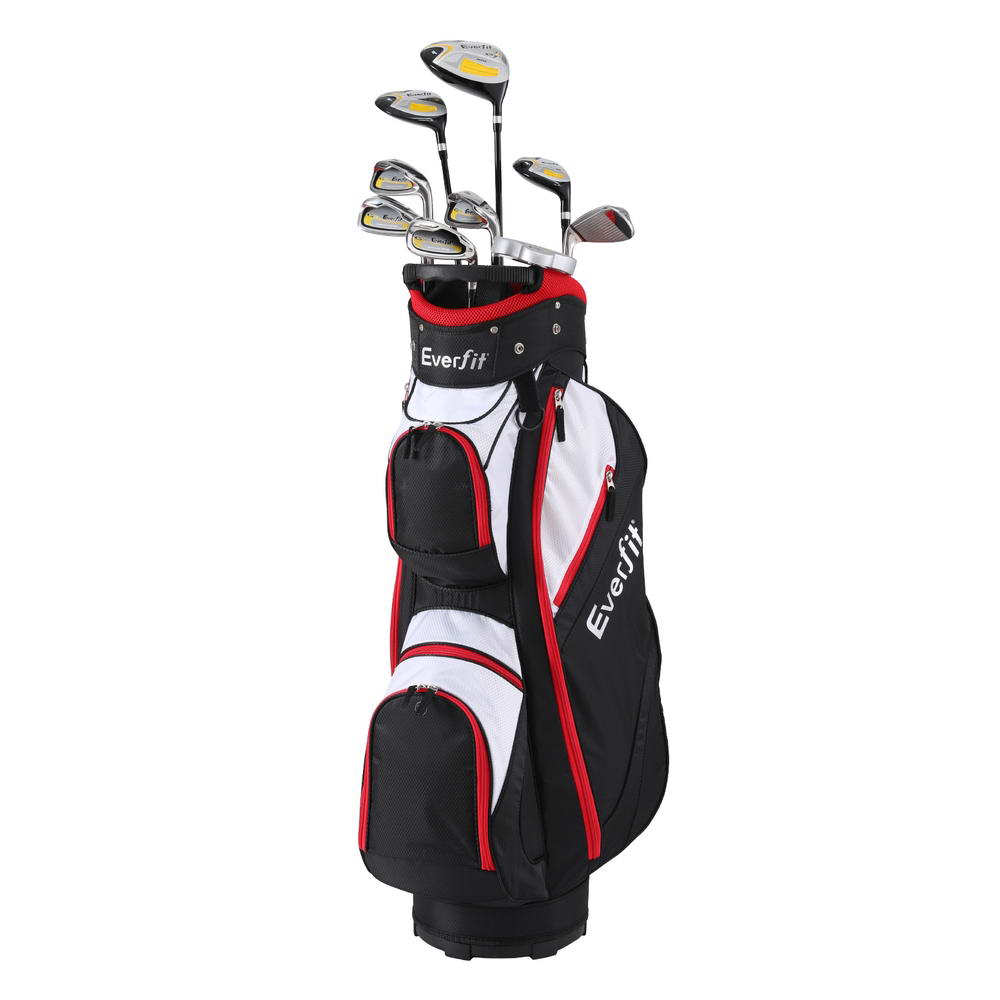 Everfit Golf Clubs Set Men Right Handed Golf Wedges Alloy Driver Golf Stand Bag - Image 1