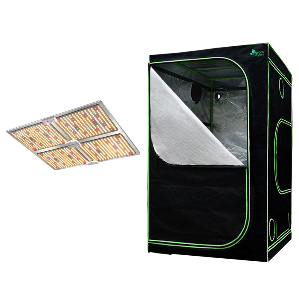 Green Fingers Grow Tent Light Kit 100x100x200CM 4500W LED Full Spectrum - Image 1