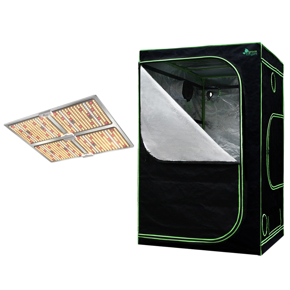 Green Fingers Grow Tent Light Kit 120x120x200CM 4500W LED Full Spectrum - Image 1