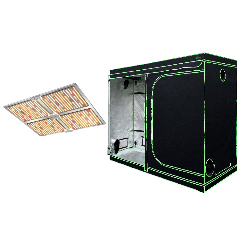 Green Fingers Grow Tent Light Kit 240x120x200CM 4500W LED Full Spectrum - Image 1