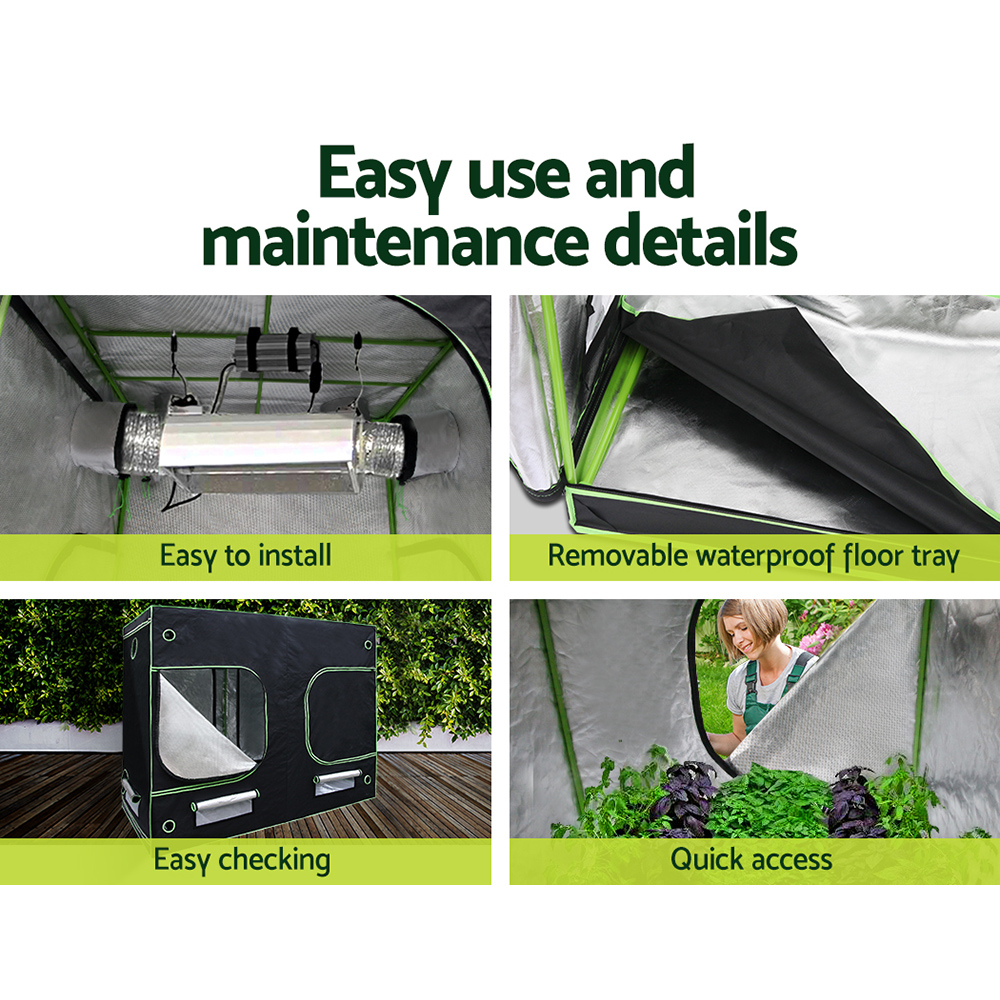 Green Fingers Grow Tent Light Kit 240x120x200CM 4500W LED Full Spectrum - Image 5