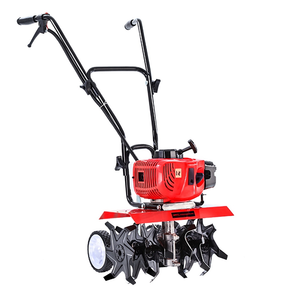 Giantz 65CC Tiller Garden Cultivator Rototiller 6 Blades Soil Plower Rotary Hoe - Image 1