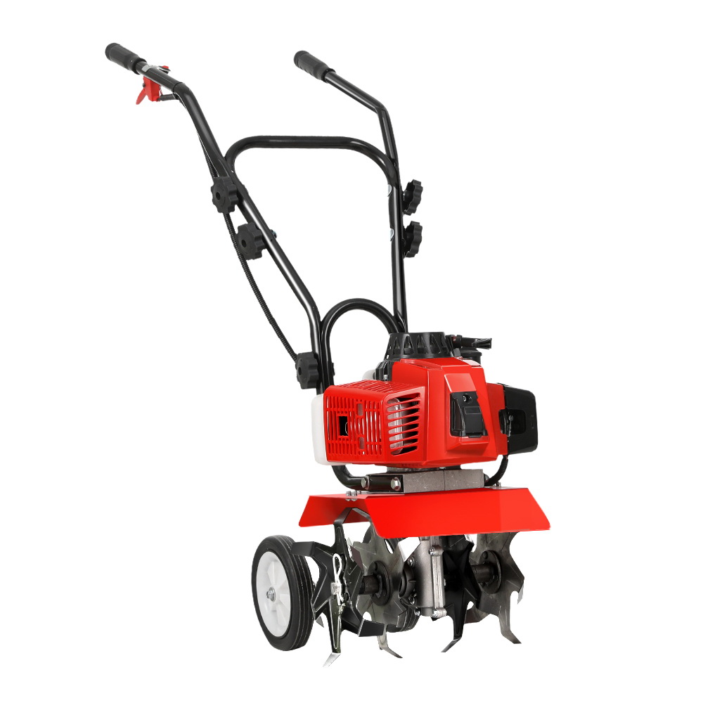 Giantz 63CC Tiller Garden Cultivator Rototiller 4 Blades Soil Plower Rotary Hoe - Image 1
