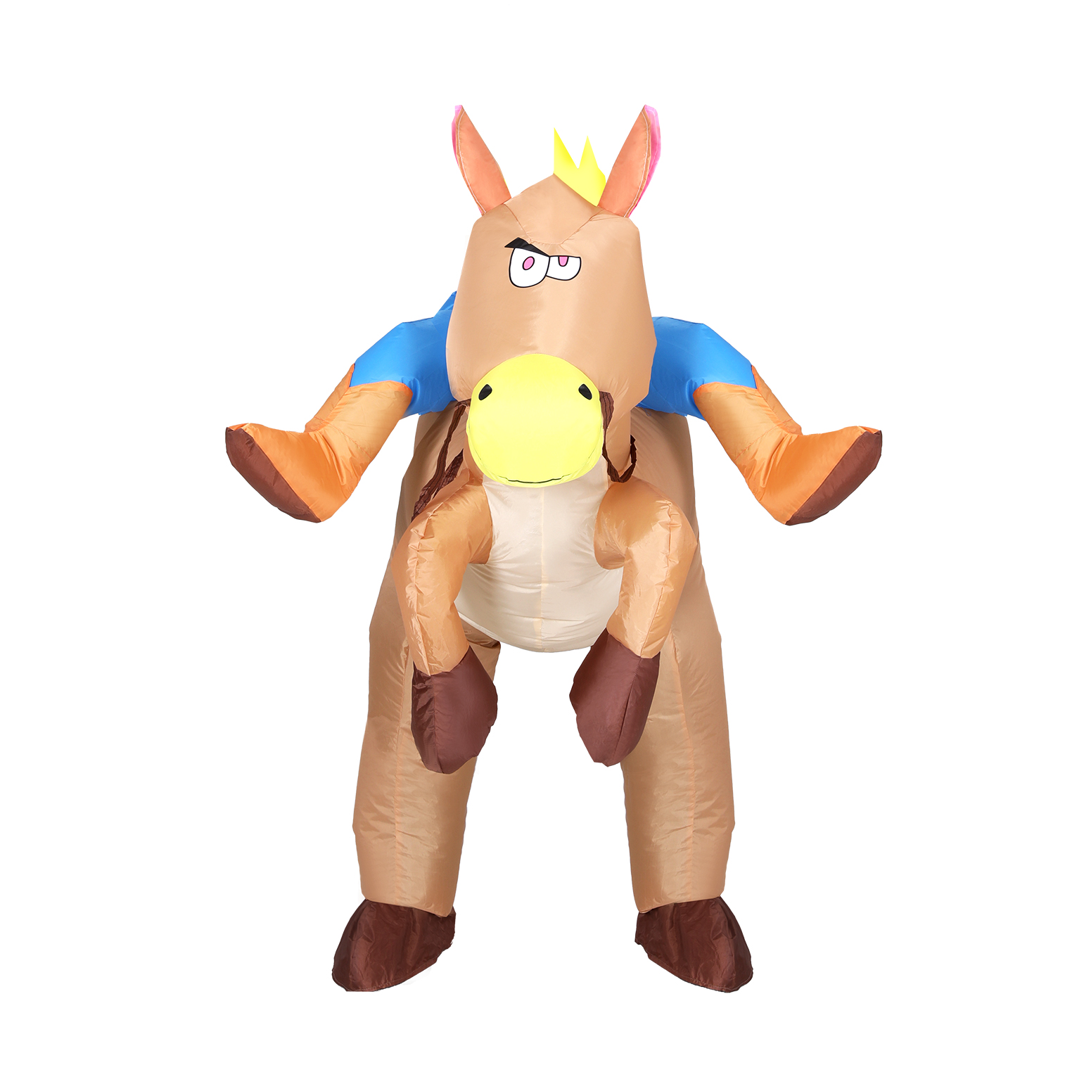 Inflatable Cowboy Costume Adult Suit Blow Up Party Fancy Dress Halloween Cosplay - Image 3