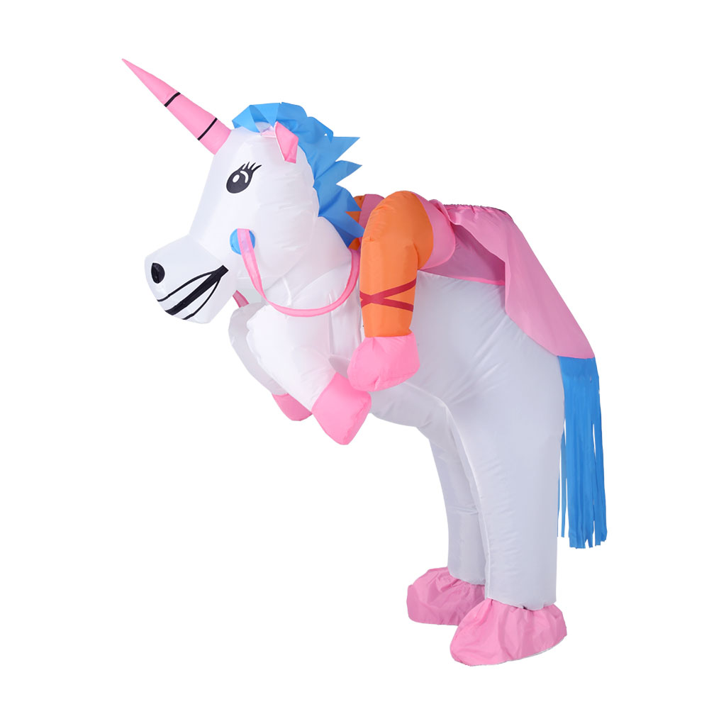 Inflatable Unicorn Costume Adult Suit Blow Up Party Fancy Dress Halloween Cosplay - Image 4