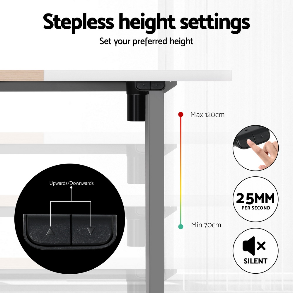 Artiss Standing Desk Electric Sit Stand Desks 140CM - Image 5
