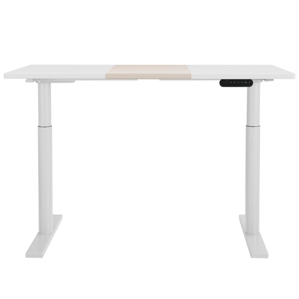 Artiss Standing Desk Motorised Electric Dual Motor 140CM White Pine - Image 3