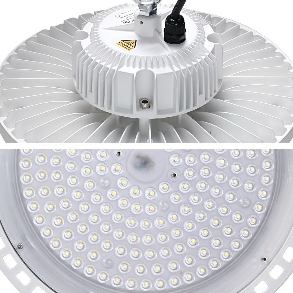 Leier LED High Bay Lights 150W UFO Industrial Shed Warehouse Factory Lamp White - Image 5