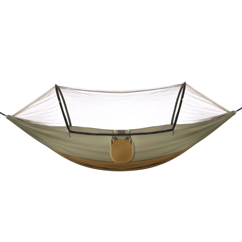 Gardeon Hammock Chair Metal Stand Outdoor Furniture Black - Image 3