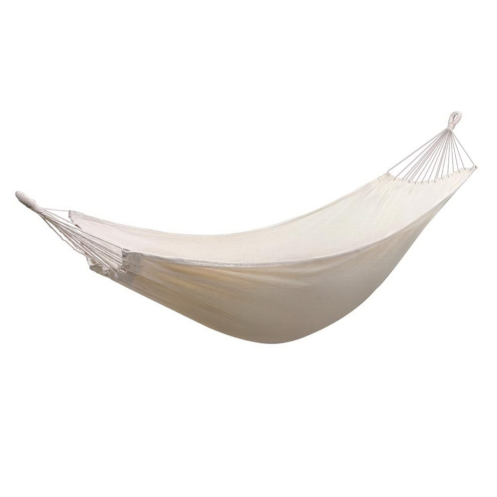 Gardeon Hammock Bed w/ Travel Bag Outdoor Lounge Chair Cream - Image 1