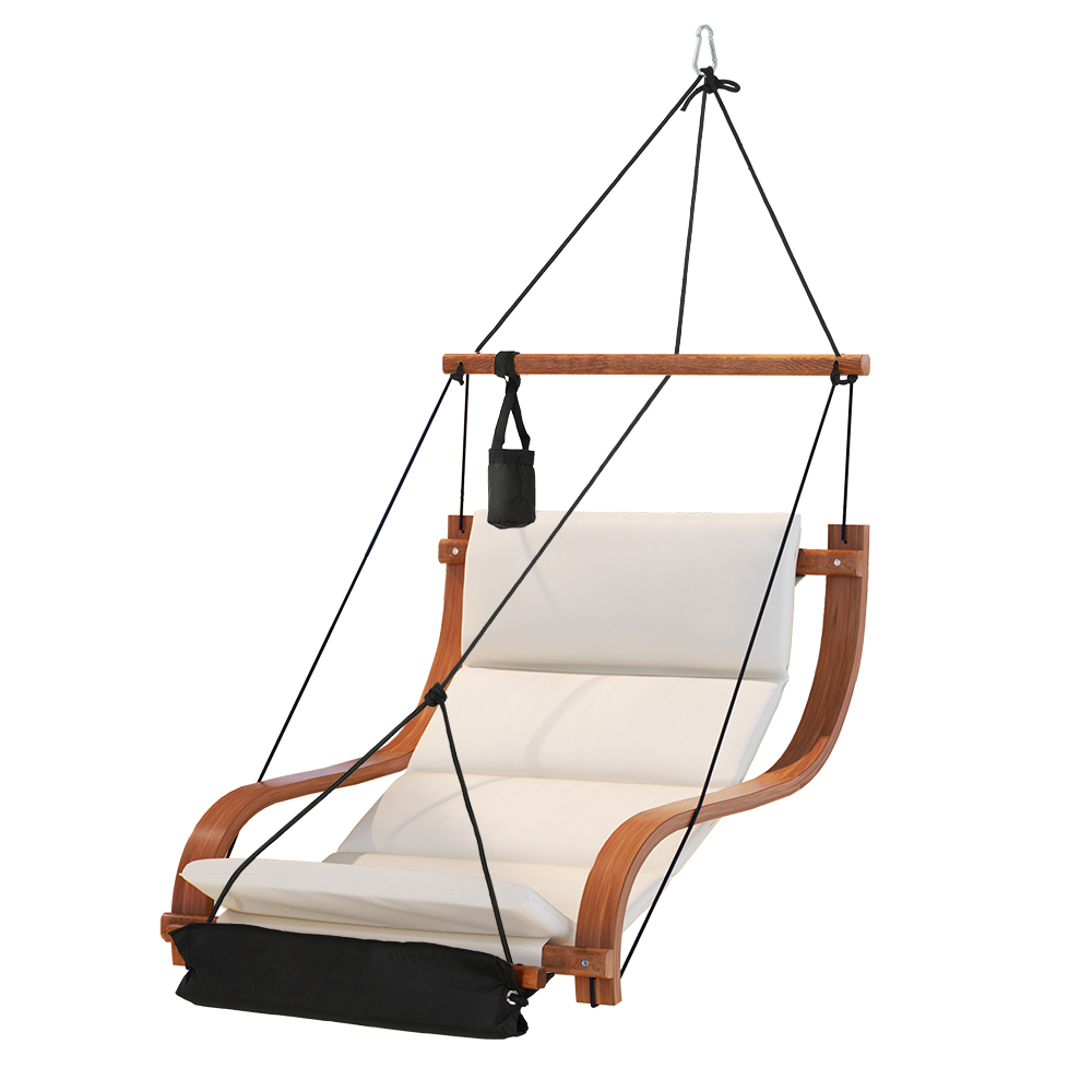 Gardeon Hammock Chair Wooden Hanging Indoor Outdoor Lounge Patio - Image 1