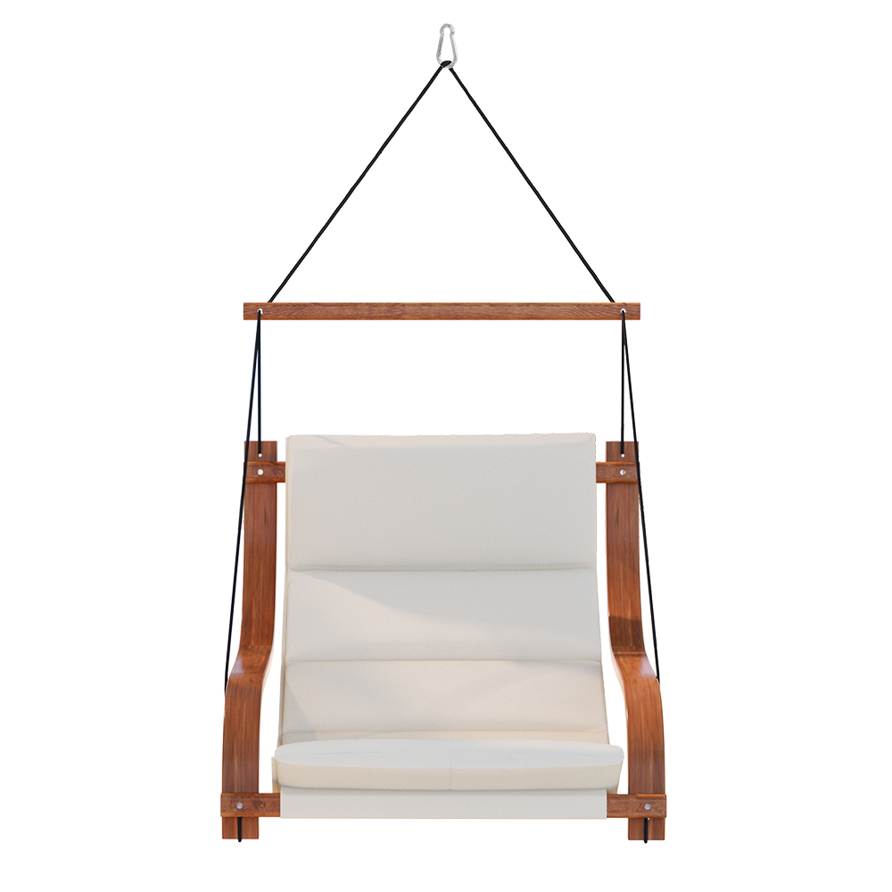 Gardeon Hammock Chair Wooden Hanging Indoor Outdoor Lounge Patio - Image 4