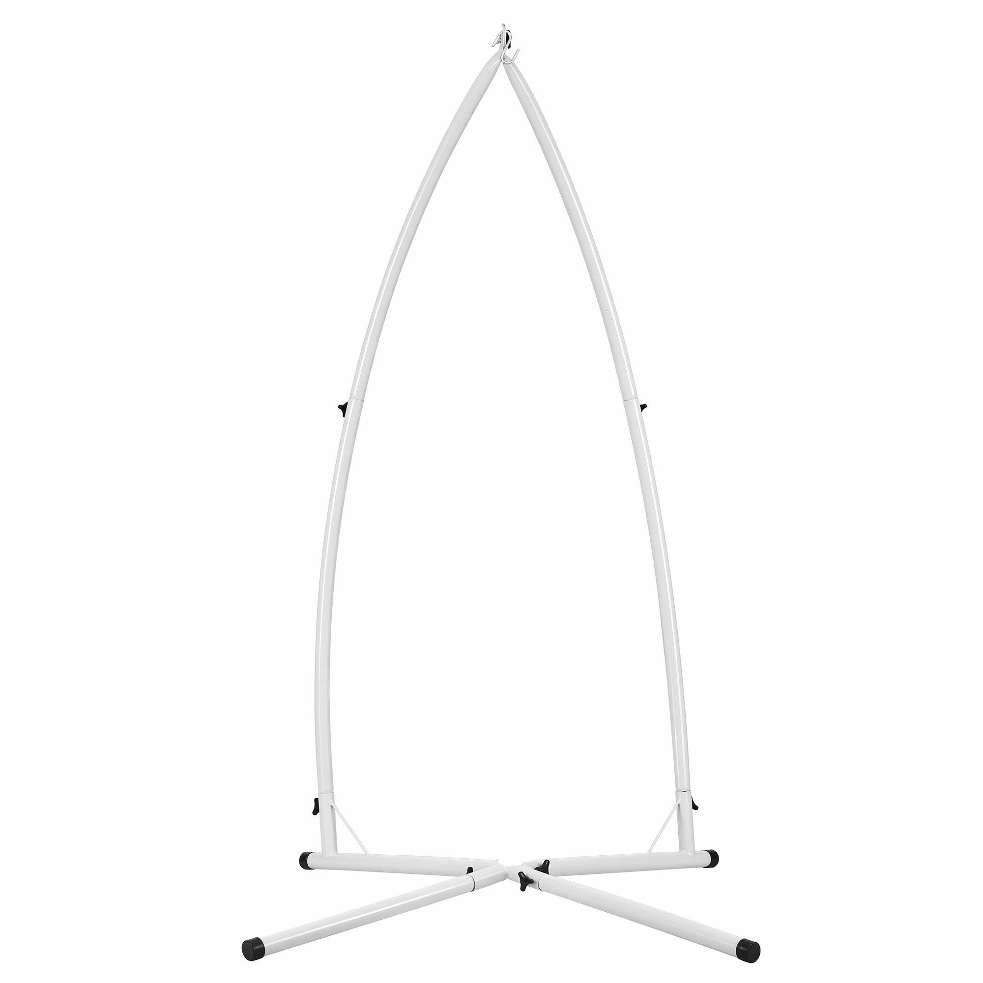 Gardeon Hammock Stand 150kg Capacity White Steel Frame for Hanging Chairs - Image 3
