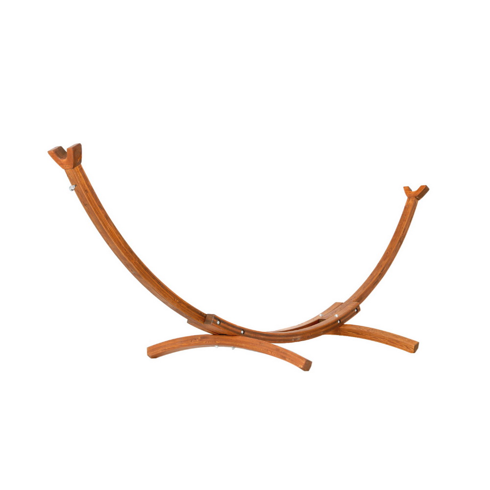 Gardeon Hammock Bed Stand Larch Wood 315cm Length - Image 1