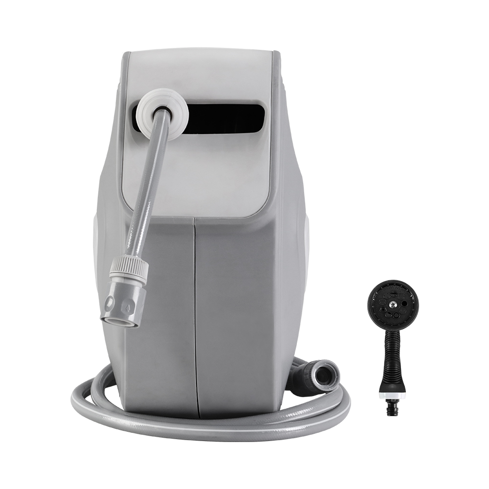 Water Hose Reel 30M Retractable Garden Auto Rewind Spray Gun - Image 3