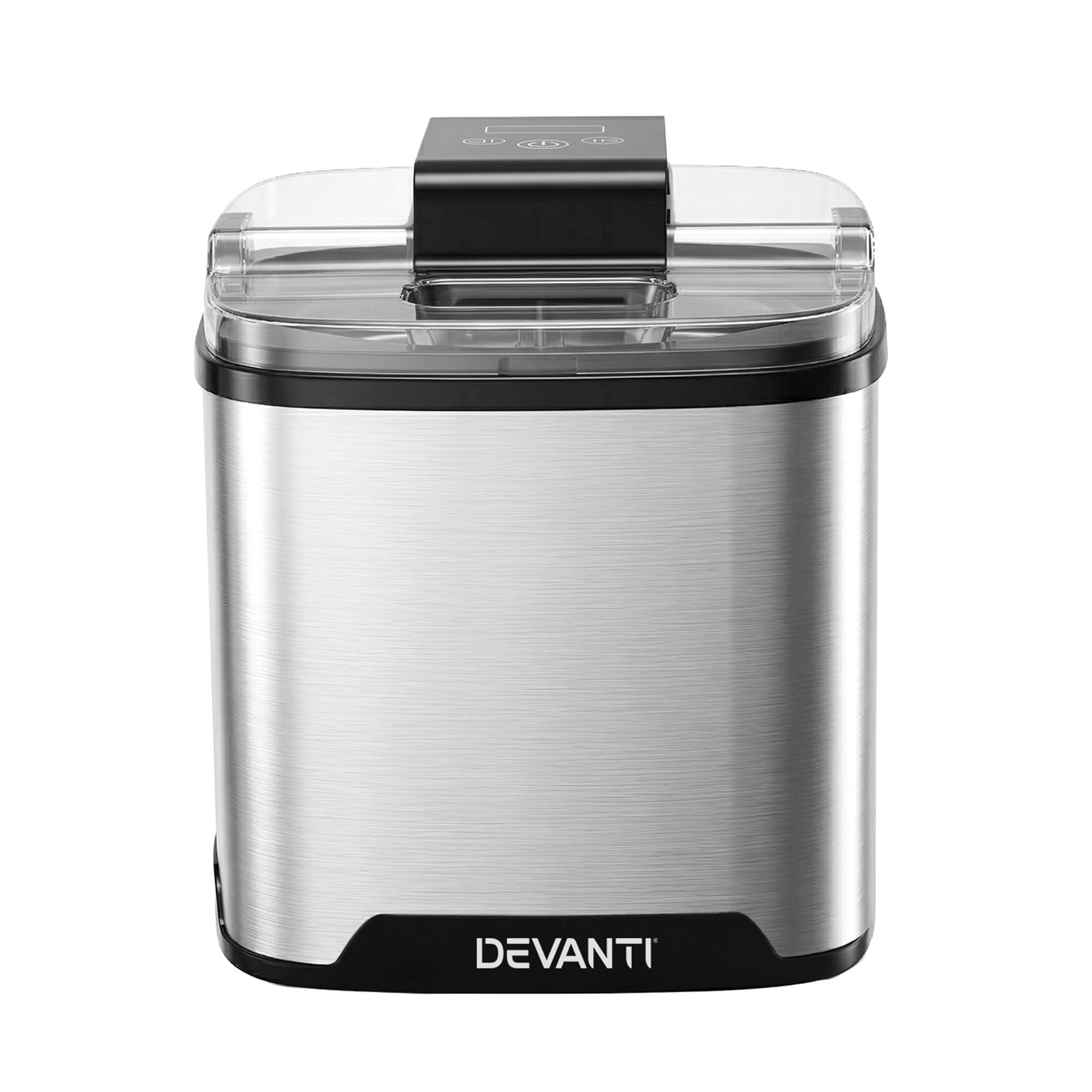 Devanti Ice Cream Maker Machine 2L Homemade Gelato Sorbet Frozen Drinks Sliver - Image 3