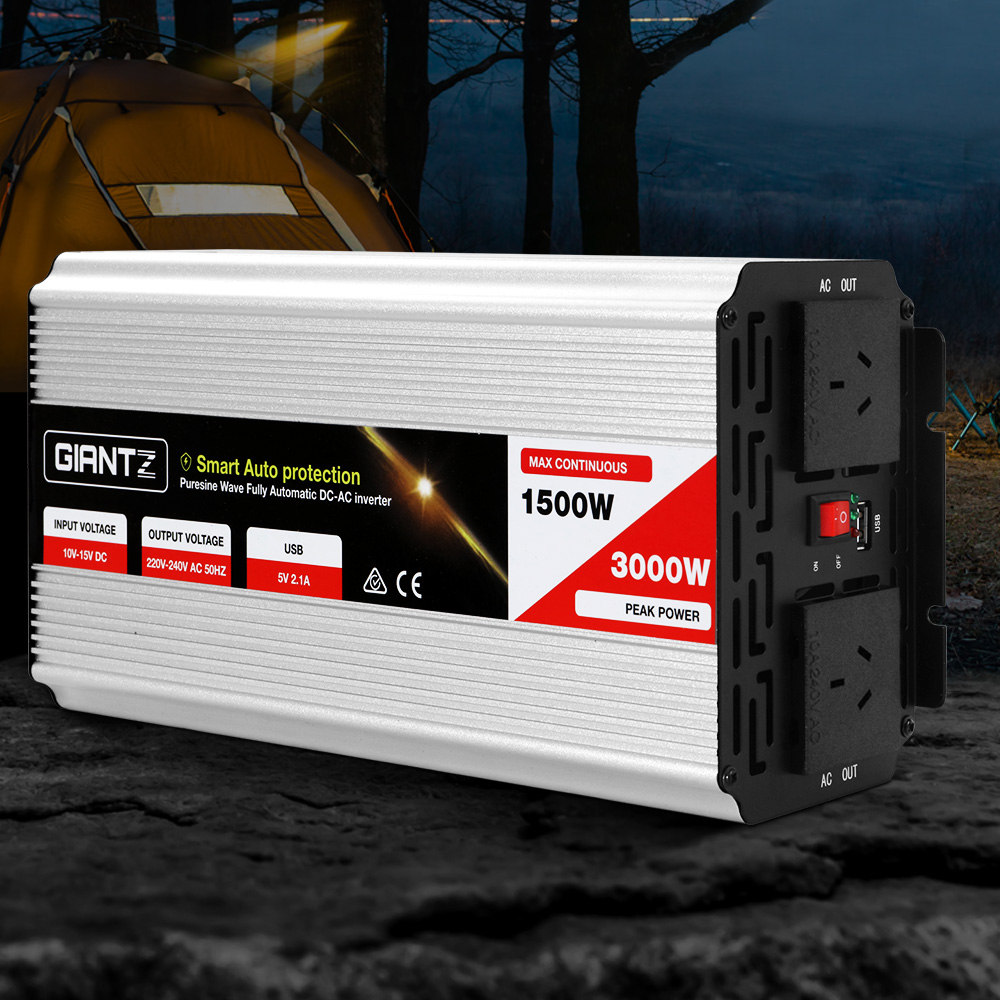 Giantz 1500W Puresine Wave DC-AC Power Inverter - Image 8