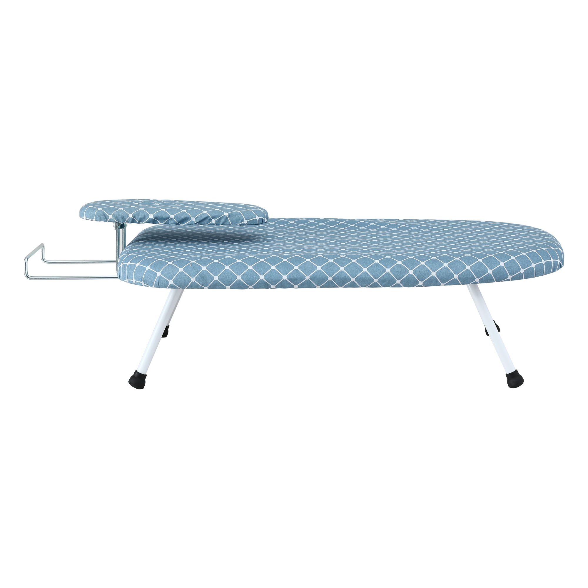 Artiss Tabletop Ironing Board with Small Ironing Boards with Folding Legs Blue - Image 3