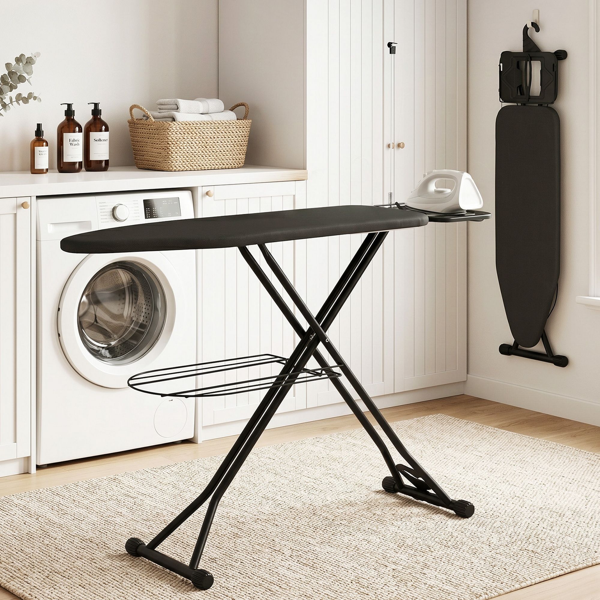 Artiss Foldable Ironing Board with Iron Rest Ironing Board for Laundry Room - Image 1