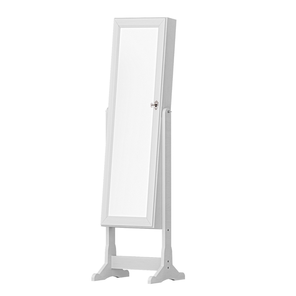 Artiss Jewellery Cabinet Mirror Free Standing - Image 3