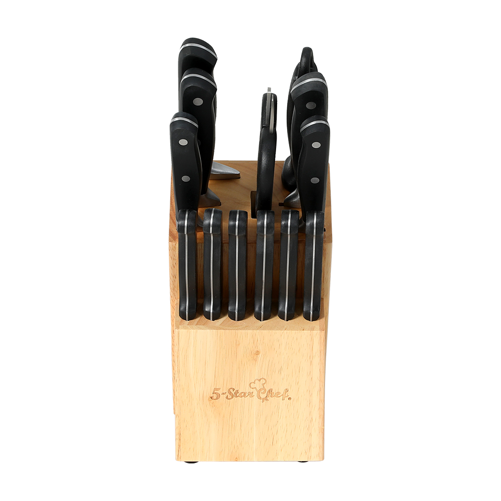 5-Star Chef 14PCS Kitchen Knife Set Stainless Steel Non-stick with Sharpener - Image 3