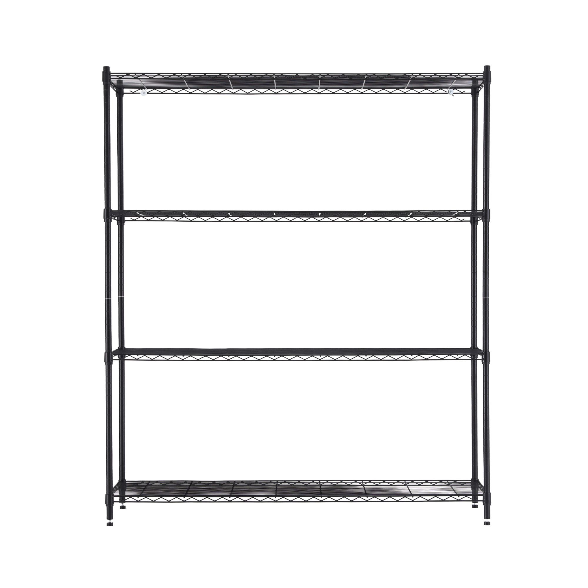 Artiss 4-Tier Kitchen Rack Shelf with Wheels Shelving 152x45x187CM Adjustable Metal Storage Shelves - Image 5