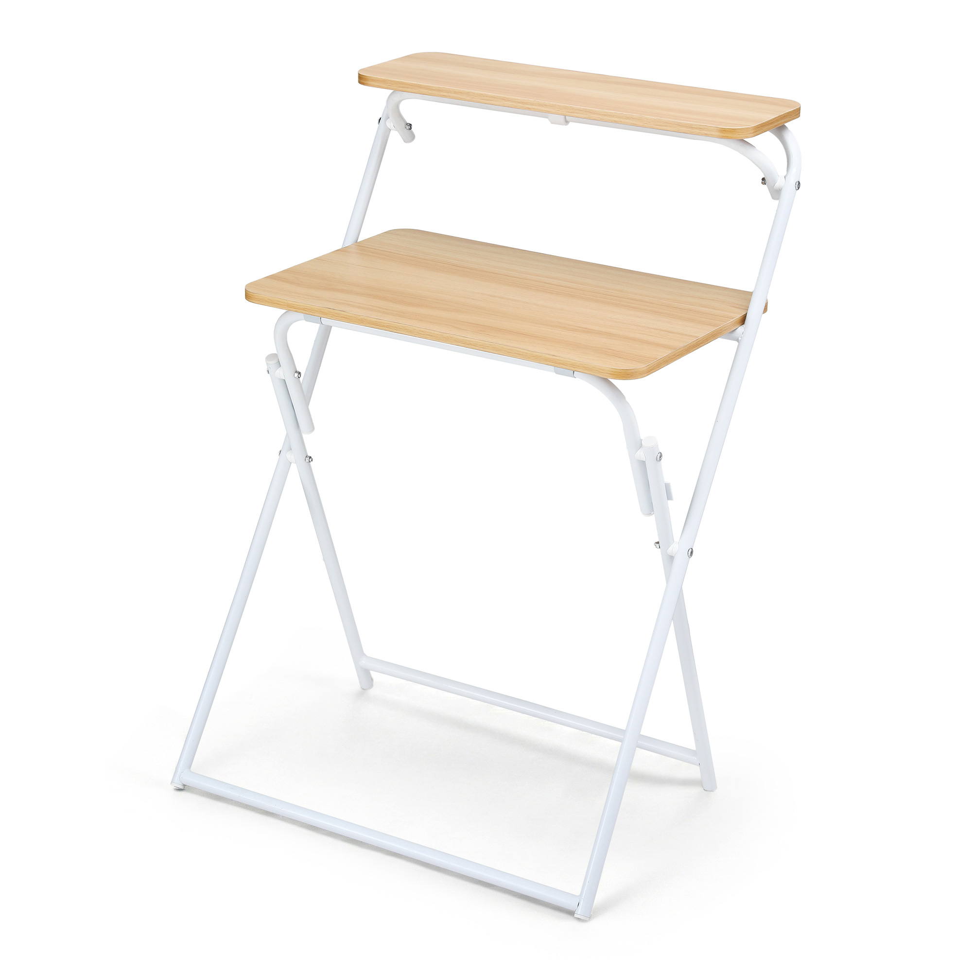 Artiss Laptop Desk Computer Foldable Study Desk Home Office Oak - Image 1