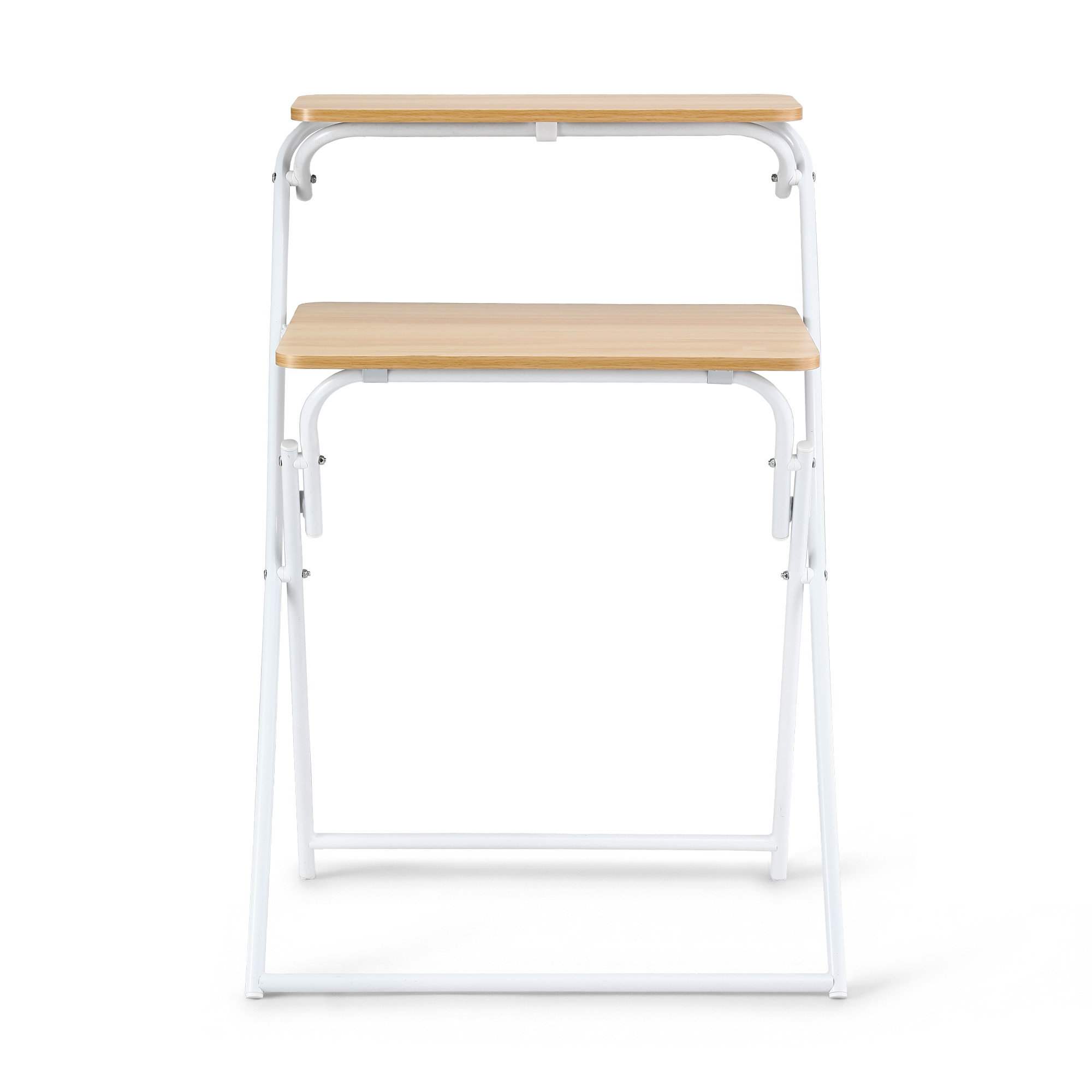 Artiss Laptop Desk Computer Foldable Study Desk Home Office Oak - Image 3
