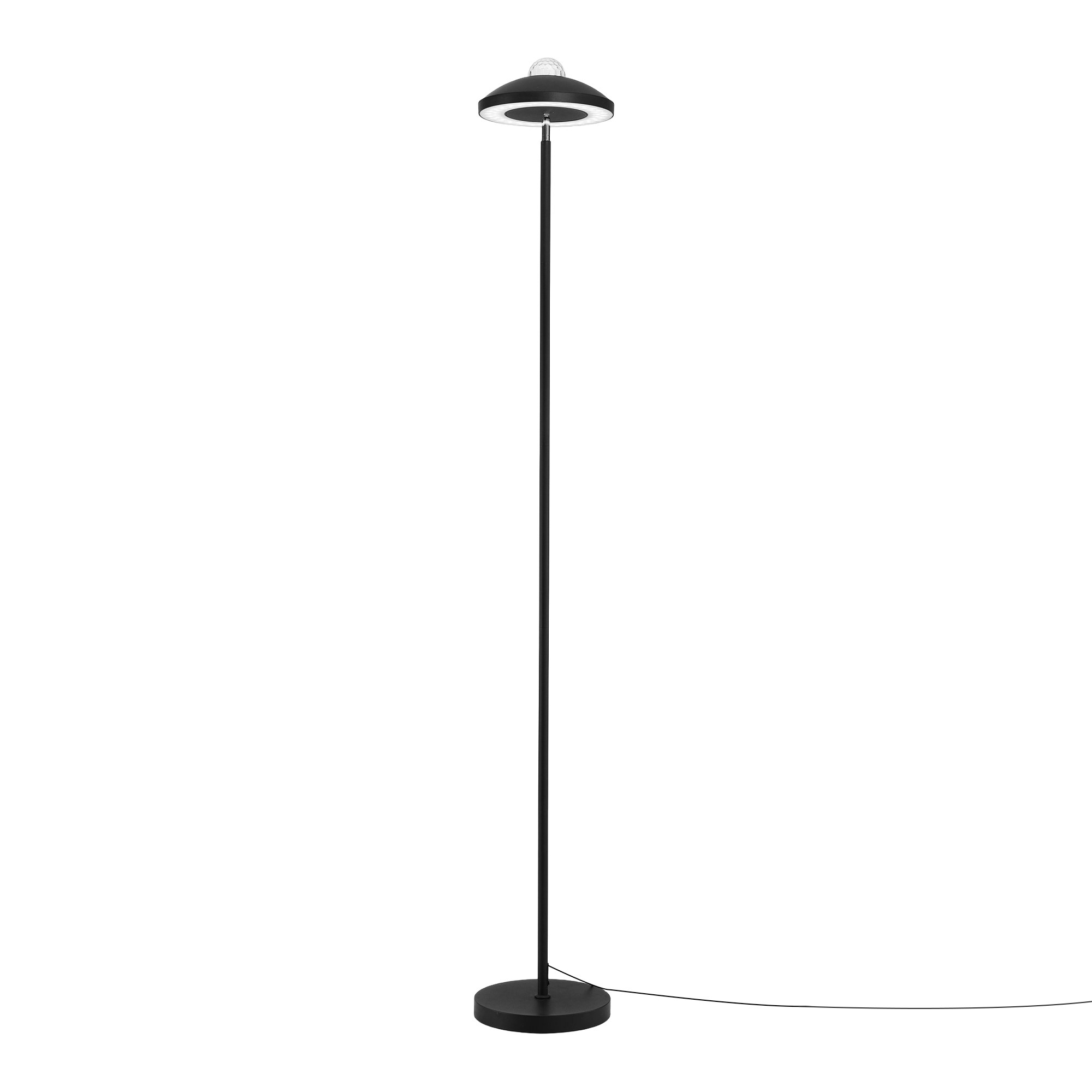 Artiss 2-in-1 LED Floor Lamp with Galaxy Projector &Remote, 178cm Tall Torchiere Standing Light with Dynamic RGB Aurora Stepless 4 Colour Temperatures, 1H Timer for Living Room, Bedroom Kids Room - Image 3