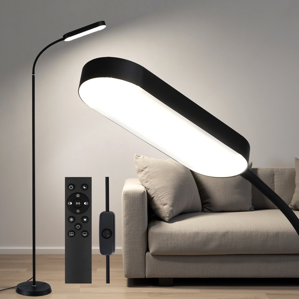 Artiss LED Floor Lamp with Remote Control & 4 Color Temperature Reading Living Room Bedroom Office - Image 8