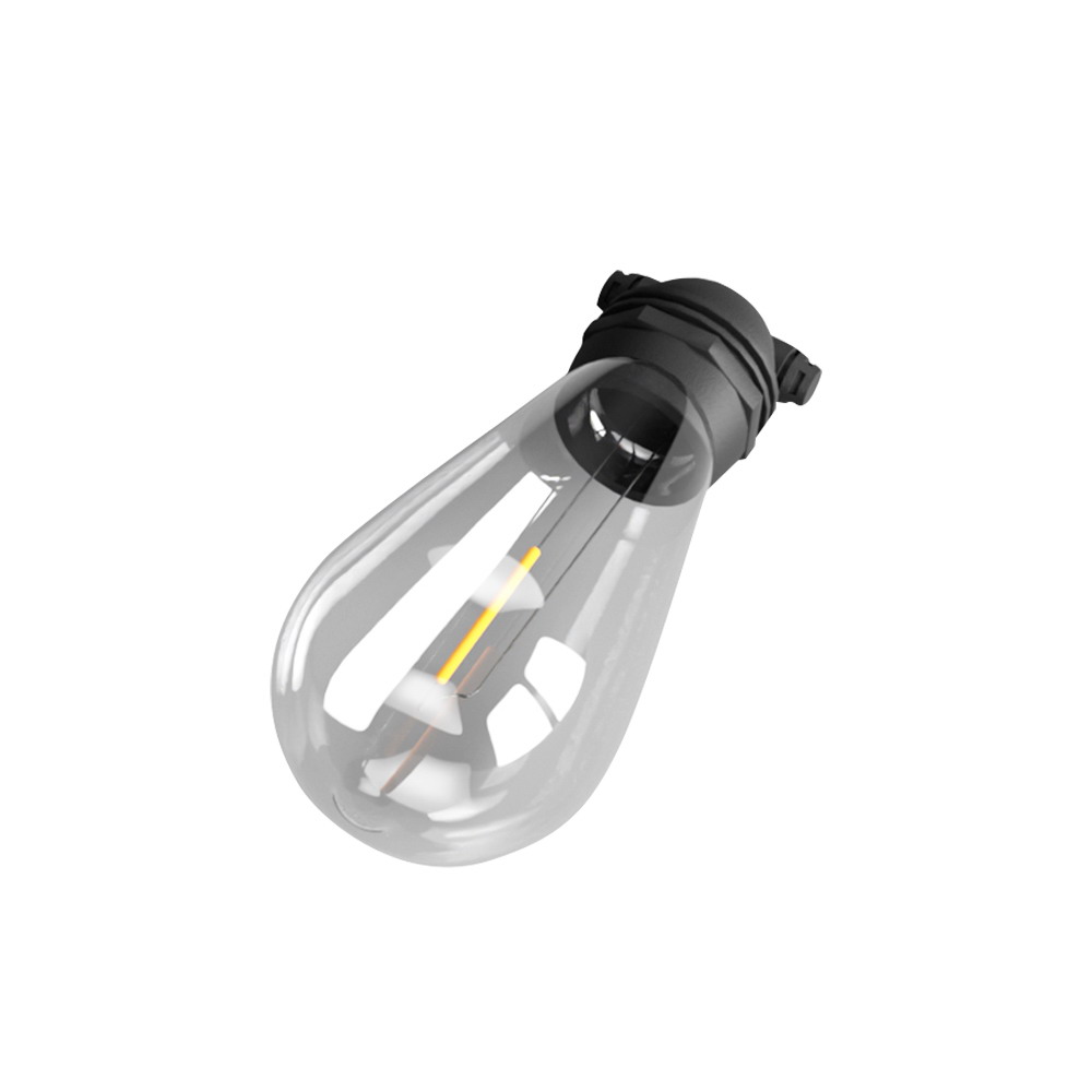 41m Solar Festoon Lights Outdoor LED String Light Xmas Party Decorations - Image 4