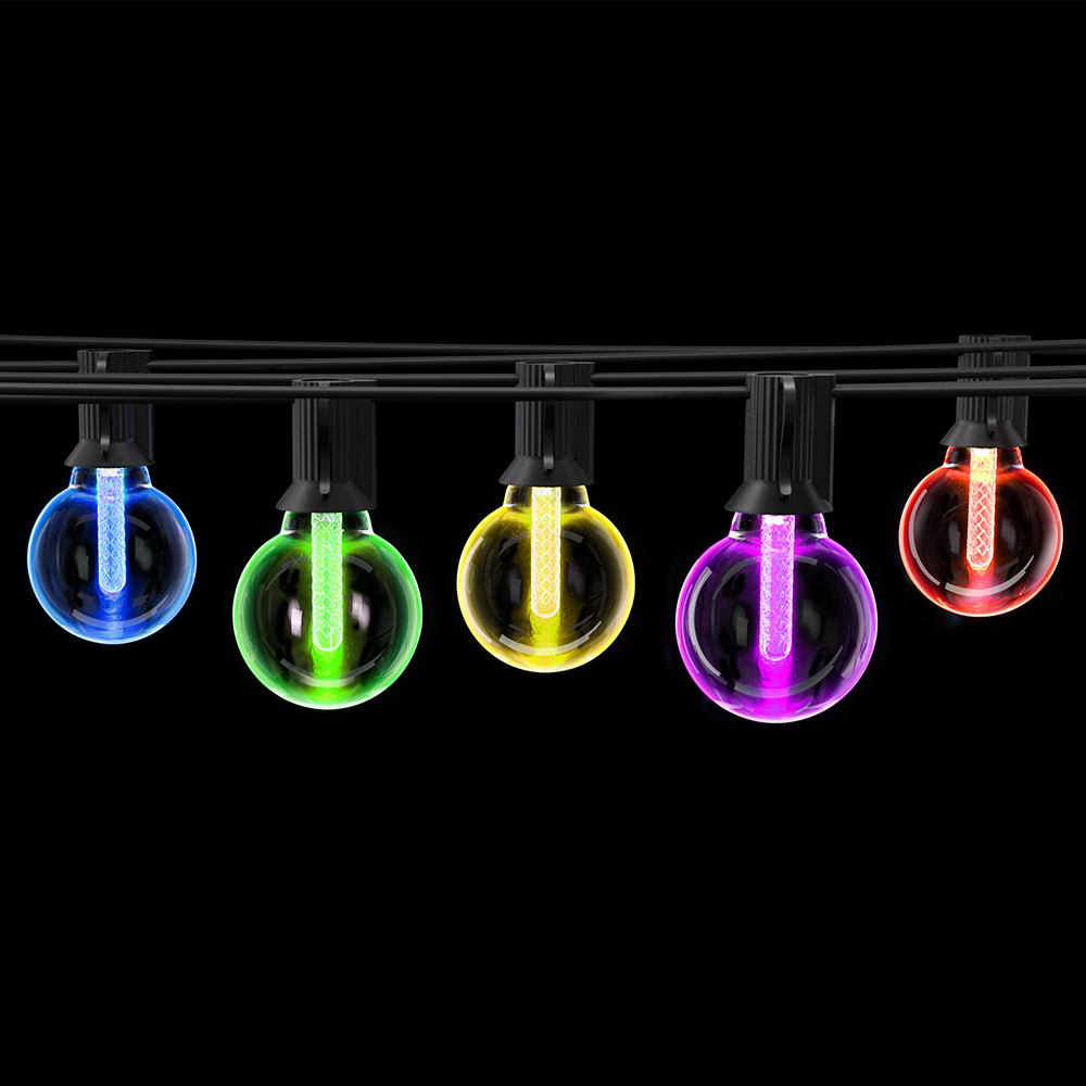Gardeon Smart Festoon Lights Outdoor Waterproof RGB LED String Light WiFi APP - Image 1